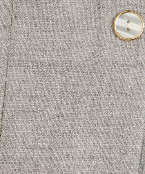 grove(グローブ)の「◆パール調の金縁ボタンがアクセント!タックワイドパンツ(その他パンツ・レディース・グレー/ブルー系その他/アイボリー・02/03/04/01/05)」の8枚目の写真