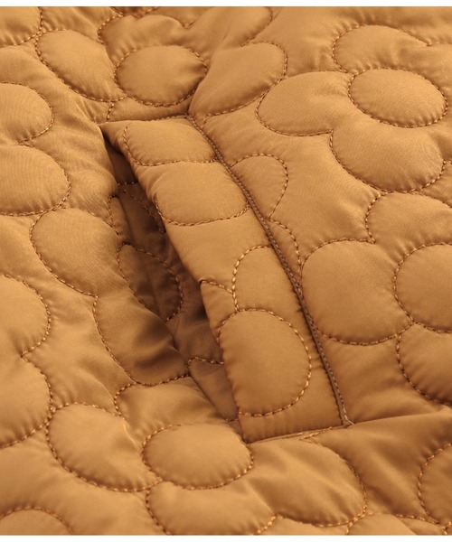 anap mimpi（アナップミンピ）の「フラワーキルティング 2WAY ジャケット（ブルゾン・レディース・ベージュ/キャメル・FREE）」の10枚目の写真