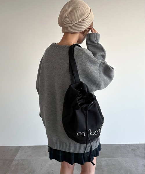 apres jour mignon(アプレジュールミニョン)の「モチーフジャガードニット【ZOZOTOWN限定アイテム】(ニット/セーター・レディース・グレー/ネイビー/アイボリー・X-LARGE/フリー)」の8枚目の写真