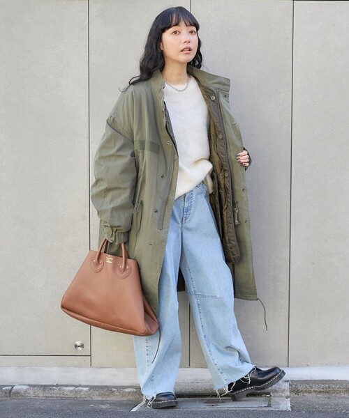 FREAK'S STORE(フリークスストア)の「モヘアライク プルオーバー/ニットプルオーバー(ニット/セーター・レディース・ピンク/ブラウン/ブラック/グリーン/オフホワイト・フリ-)」の11枚目の写真