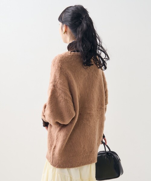 FREAK'S STORE(フリークスストア)の「モヘアライク プルオーバー/ニットプルオーバー(ニット/セーター・レディース・ピンク/ブラウン/ブラック/グリーン/オフホワイト・フリ-)」の16枚目の写真