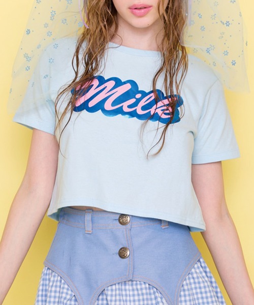 MILK(ミルク)の「Sparkle MILK Tシャツ(Tシャツ/カットソー・レディース・A/B/C/D・FREE)」の4枚目の写真
