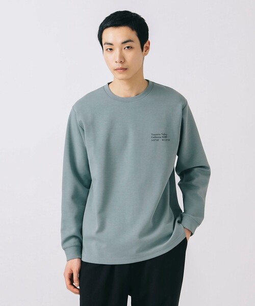 BEAMS HEART（ビームスハート）の「【ユニセックス】ダンボール ロゴ プリント ロングスリーブ カットソー（Tシャツ/カットソー・メンズ・ベージュ/ホワイト/グリーン系その他/チャコールグレー・SMALL/LARGE/MEDIUM）」の18枚目の写真