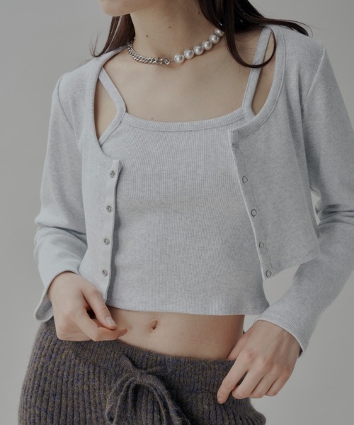 トップス gaby24 ラインロゴミニニットトップス – BUNNY APARTMENT