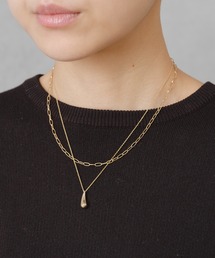 BIRTHDAY BAR | Drop double necklace 2連ネックレス(ネックレス)