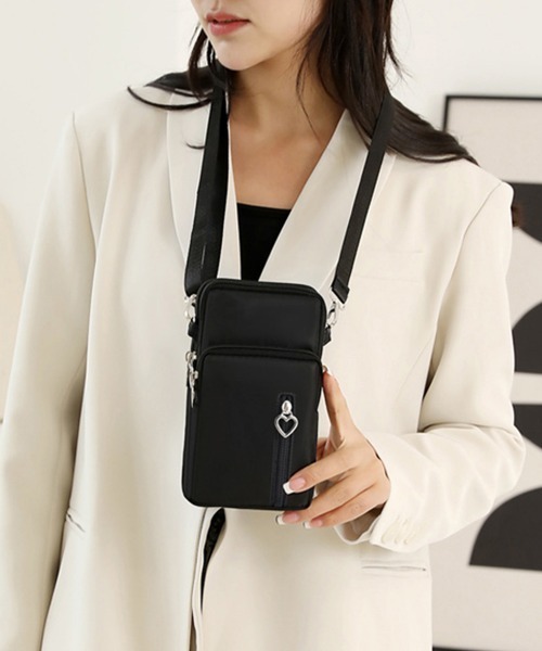 ショルダーバッグ・ポシェット LUMEN [Exclusive] Mon Bag_2colors miniministore ポーチ付きショルダーバッグ ポシェット