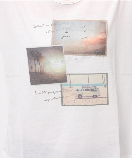 OUTLET(アウトレット)の「【Chez toi】PTラメ刺繍フレンチT(Tシャツ/カットソー・レディース・グレー/ライトイエロー/ホワイト・FREE)」の12枚目の写真