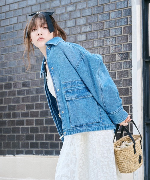 LILY BROWN(リリーブラウン)の「シーグラスカゴバッグ(かごバッグ・レディース・ホワイト/ブラウン/ブラック・FREE)」の14枚目の写真