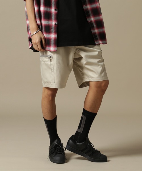【WEB&DEPOT限定】DankeSchon/ダンケシェーン/PT TWILL ZIPCARGO SHORTS/ジップポケット ショーツ（カーゴパンツ）｜DANKE SCHON（ダンケシェーン）