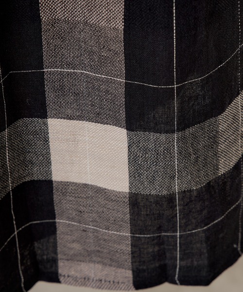BEARDSLEY（ビアズリー）の「リネンチェックパンツ（その他パンツ・レディース・ベージュ/ブラック・FREE）」の22枚目の写真