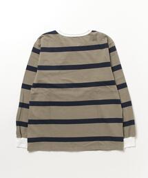 B omnivore/ビーオムニボー Fat Border Tee