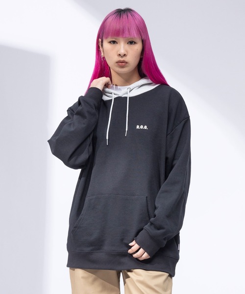 Red Cap Girl（レッドキャプガール）の「Red Cap Girl バックプリント プルオーバー パーカー（パーカー・メンズ・グレー/アイボリー/ダークグレー/ネイビー・M/L/LL）」の4枚目の写真