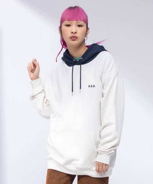 Red Cap Girl（レッドキャプガール）の「Red Cap Girl バックプリント プルオーバー パーカー（パーカー・メンズ・グレー/アイボリー/ダークグレー/ネイビー・M/L/LL）」の9枚目の写真