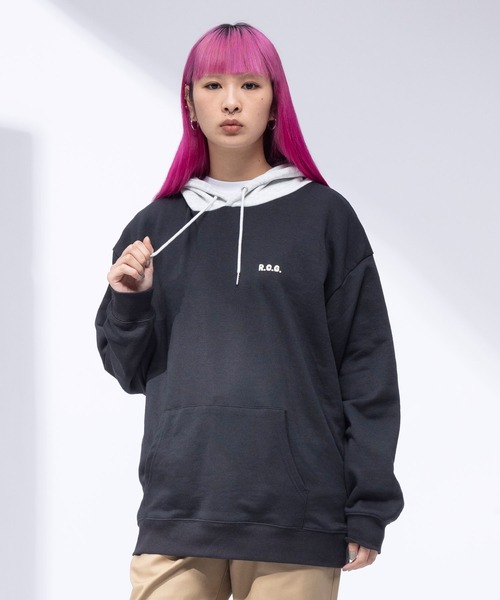 Red Cap Girl（レッドキャプガール）の「Red Cap Girl バックプリント プルオーバー パーカー（パーカー・メンズ・グレー/アイボリー/ダークグレー/ネイビー・M/L/LL）」の11枚目の写真