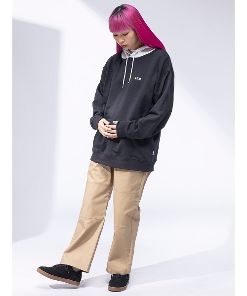 Red Cap Girl（レッドキャプガール）の「Red Cap Girl バックプリント プルオーバー パーカー（パーカー・メンズ・グレー/アイボリー/ダークグレー/ネイビー・M/L/LL）」の13枚目の写真