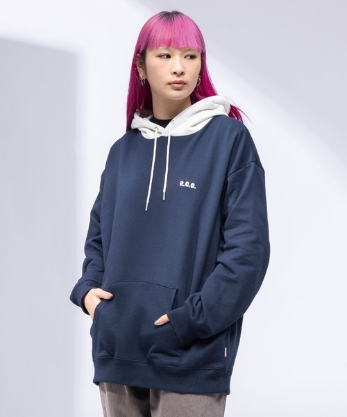 Red Cap Girl（レッドキャプガール）の「Red Cap Girl バックプリント プルオーバー パーカー（パーカー・メンズ・グレー/アイボリー/ダークグレー/ネイビー・M/L/LL）」の12枚目の写真