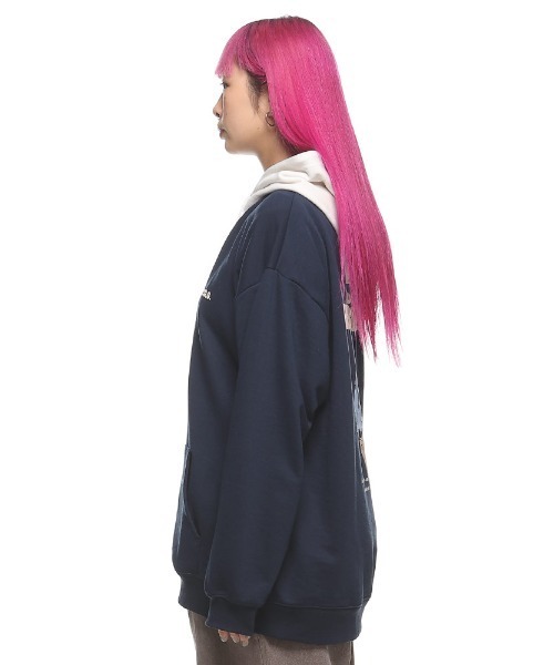 Red Cap Girl（レッドキャプガール）の「Red Cap Girl バックプリント プルオーバー パーカー（パーカー・メンズ・グレー/アイボリー/ダークグレー/ネイビー・M/L/LL）」の19枚目の写真