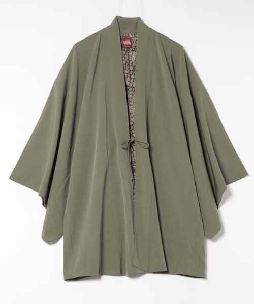 カヤ（カヤ）の「【カヤ】鱗紋 裏勝りメンズ羽織（カーディガン/ボレロ・メンズ・ベージュ/ネイビー/ブラック/ブラウン系その他・FREE）」の3枚目の写真