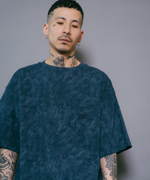 【セール】SCRATCHED PIGMENT TEE（Tシャツ/カットソー）｜Subciety（サブサエティ）