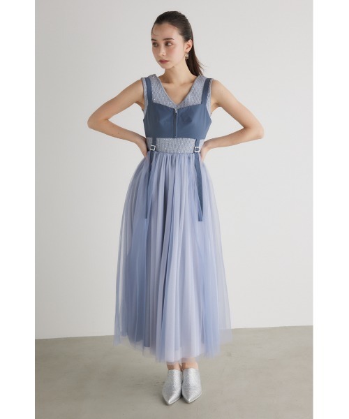 セール】スパンコールVネックニットトップス 春服（ニット/セーター  