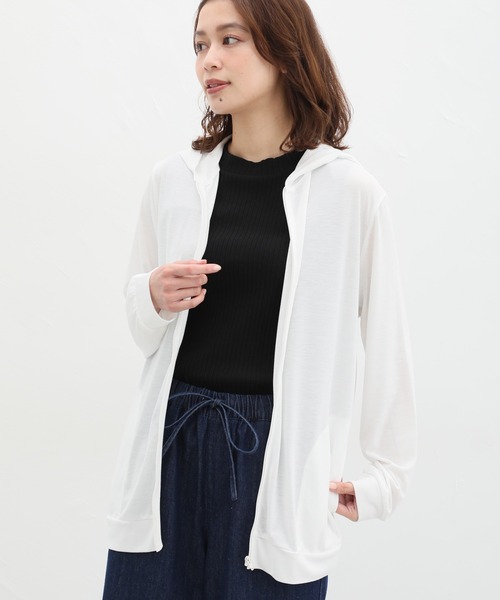 Honeys（ハニーズ）の「ハイネックテレコタンクトップ（タンクトップ・レディース・ダークベージュ/コーラルピンク/ライトカーキ/ブラック/オフホワイト/イエロー系その他・S/M/L/LL）」の11枚目の写真