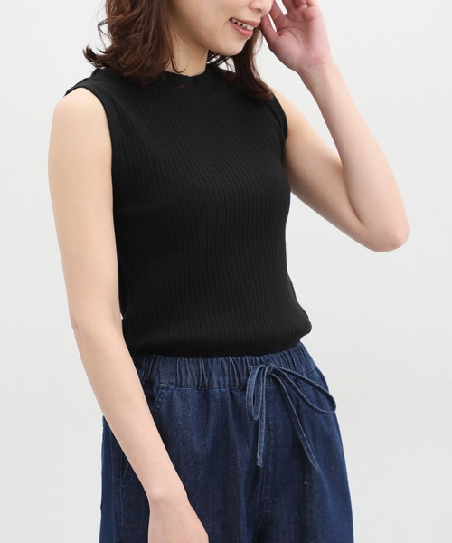 Honeys（ハニーズ）の「ハイネックテレコタンクトップ（タンクトップ