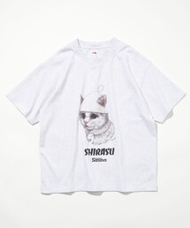 FREAK'S STORE | SAUVENIR/サウベニア SAUVENIR×にぼしら/別注 SAUVENIR SHIRASU ショートスリーブ フロントプリントTシャツ/しらす(Tシャツ/カットソー)
