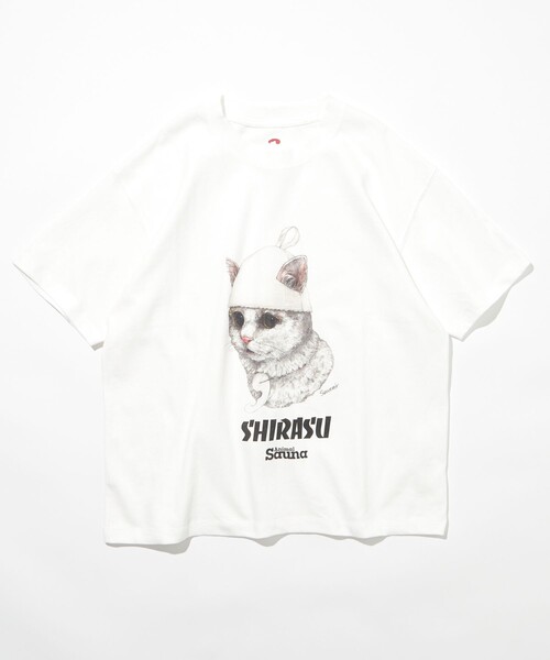 FREAK'S STORE（フリークスストア）の「SAUVENIR/サウベニア SAUVENIR×にぼしら/別注 SAUVENIR SHIRASU ショートスリーブ フロントプリントTシャツ/しらす（Tシャツ/カットソー・メンズ・グレー/ブラック/ホワイト・SMALL/MEDIUM/LARGE）」の2枚目の写真