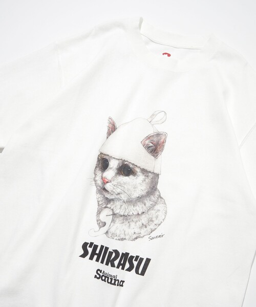 FREAK'S STORE（フリークスストア）の「SAUVENIR/サウベニア SAUVENIR×にぼしら/別注 SAUVENIR SHIRASU ショートスリーブ フロントプリントTシャツ/しらす（Tシャツ/カットソー・メンズ・グレー/ブラック/ホワイト・SMALL/MEDIUM/LARGE）」の5枚目の写真