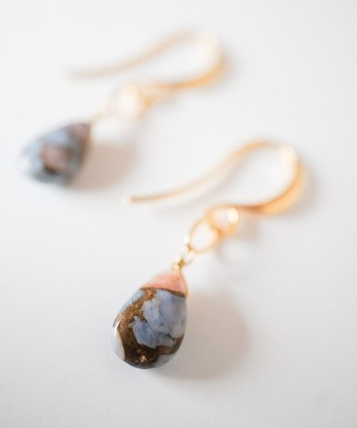 tone(トーン)の「【SHAHA】《SHAHA》16Kゴールドプレート/シンプル/コンポジットストーン/フックピアス(MA)(ピアス(両耳用)・レディース・その他1/その他2/その他3/その他4/その他5/その他6・FREE)」の16枚目の写真