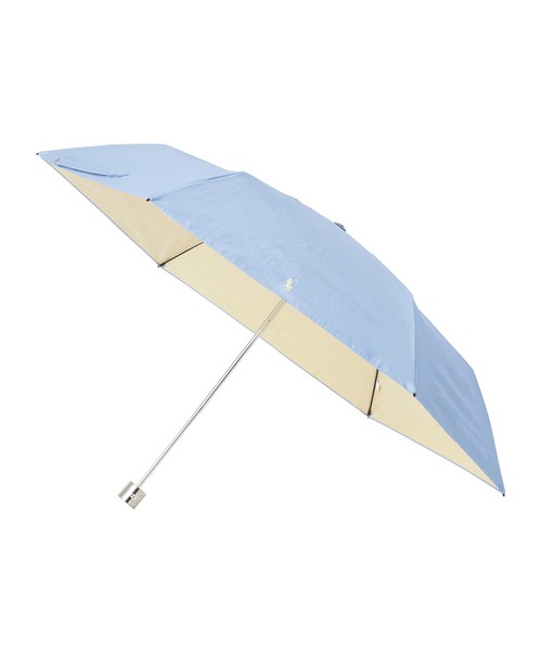 【POLO RALPH LAUREN】ラルフローレン　晴雨兼用折りたたみ日傘 遮光 晴雨兼用折りたたみ日傘 ロゴ刺繍（折りたたみ傘）｜POLO RALPH