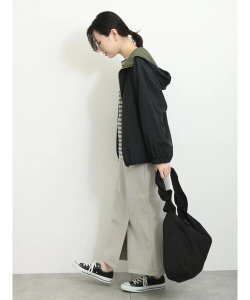 Samansa Mos2 blue（サマンサモスモスブルー）の「膨れジャカードナロースカート（スカート・レディース・ブラック/ブルー/グレー/キナリ・F）」の8枚目の写真