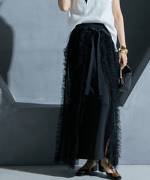 GEVS. |  2点セット(チュールオーバースカート+インナータイトスカート) ＜大きいサイズ有＞GEVS.(スカート)