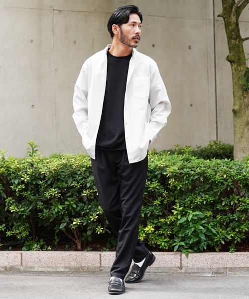 jiggys shop（ジギーズショップ）の「ボタンダウン無地オックスフォード長袖シャツ（シャツ/ブラウス・メンズ・ネイビー/ブルー系その他/ホワイト/ピンク・MEDIUM/LARGE/X-LARGE）」の15枚目の写真