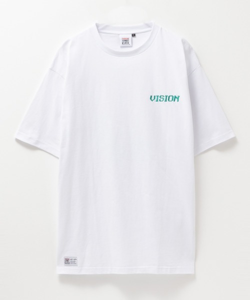 VISION STREET WEAR(ヴィジョンストリートウェア)の「VISION STREET WEAR プリントTEE(Tシャツ/カットソー・メンズ・サックスブルー系2/サックスブルー系1/ホワイト系2/ホワイト系1/ブラック系1/ブラック系2・M/XL/L)」の7枚目の写真
