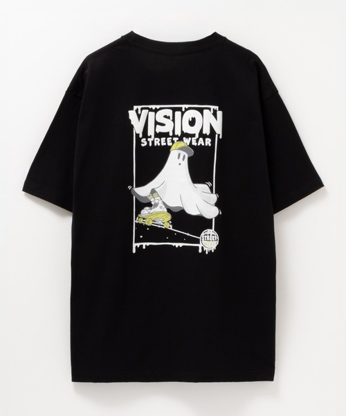VISION STREET WEAR(ヴィジョンストリートウェア)の「VISION STREET WEAR プリントTEE(Tシャツ/カットソー・メンズ・サックスブルー系2/サックスブルー系1/ホワイト系2/ホワイト系1/ブラック系1/ブラック系2・M/XL/L)」の14枚目の写真