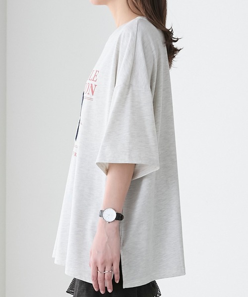 BONLECILL(ボンルシール)の「DOGサガラ刺繍TEE(Tシャツ/カットソー・レディース・ブラック/ネイビー/オフホワイト/オートミール・FREE)」の20枚目の写真