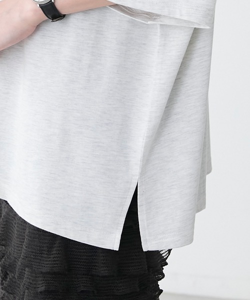 BONLECILL(ボンルシール)の「DOGサガラ刺繍TEE(Tシャツ/カットソー・レディース・ブラック/ネイビー/オフホワイト/オートミール・FREE)」の21枚目の写真