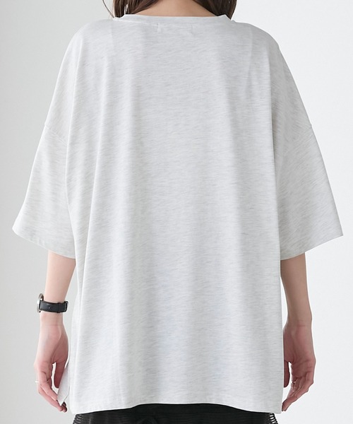 BONLECILL(ボンルシール)の「DOGサガラ刺繍TEE(Tシャツ/カットソー・レディース・ブラック/ネイビー/オフホワイト/オートミール・FREE)」の22枚目の写真