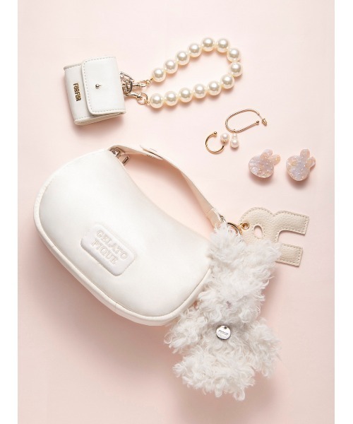 プレゼントにも＊gelato pique＊ HOLIDAY ハンドルポーチ*光沢感 Amazon | [ジェラート ピケ] ハンドルポーチ PWGB242563