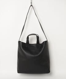 【ADAM PATEK】 shrink leather big tote bag/レザービッグトートバッグ