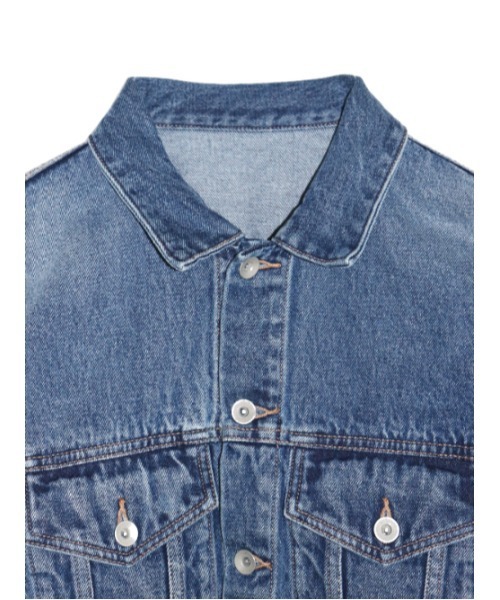 AMAIL（アマイル）の「Crash line denim jacket（デニムジャケット