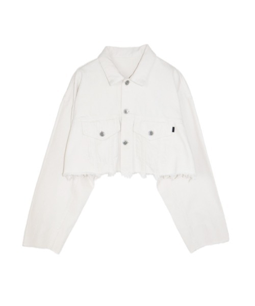 AMAIL（アマイル）の「Crash line denim jacket（デニムジャケット 