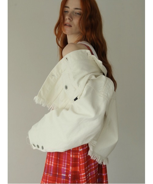AMAIL（アマイル）の「Crash line denim jacket（デニムジャケット 