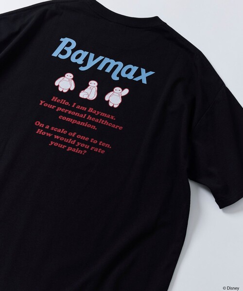 FREAK'S STORE(フリークスストア)の「限定展開/DISNEY ディズニー ベイマックス/別注 リラックスフィット バックプリント クルーネックTシャツ(Tシャツ/カットソー・メンズ・グレー/ピンク/ホワイト/ネイビー/ブラック・LARGE/MEDIUM/SMALL)」の3枚目の写真
