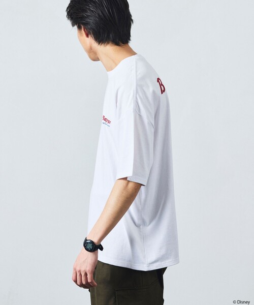 FREAK'S STORE(フリークスストア)の「限定展開/DISNEY ディズニー ベイマックス/別注 リラックスフィット バックプリント クルーネックTシャツ(Tシャツ/カットソー・メンズ・グレー/ピンク/ホワイト/ネイビー/ブラック・LARGE/MEDIUM/SMALL)」の11枚目の写真