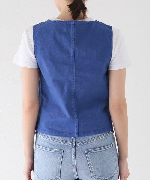 IENA（イエナ）の「【BAUM UND PFERDGARTEN/バウム ウンド ヘルガーデン】Organic Cotton TOP トップス（その他トップス・レディース・ブルー・FREE）」の5枚目の写真