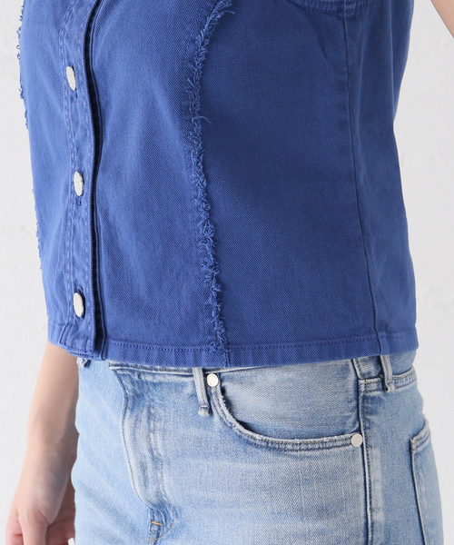 IENA（イエナ）の「【BAUM UND PFERDGARTEN/バウム ウンド ヘルガーデン】Organic Cotton TOP トップス（その他トップス・レディース・ブルー・FREE）」の11枚目の写真