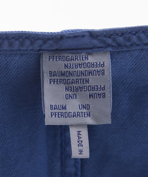 IENA（イエナ）の「【BAUM UND PFERDGARTEN/バウム ウンド ヘルガーデン】Organic Cotton TOP トップス（その他トップス・レディース・ブルー・FREE）」の12枚目の写真