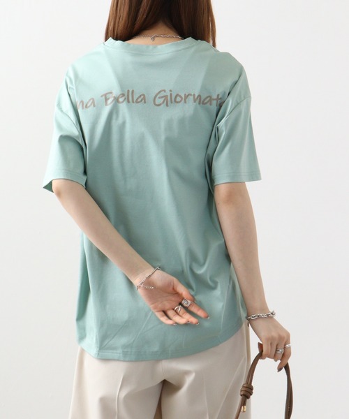 tシャツ BRODIAEA バイオシルスムース立体シルエットＴ レディース tシャツ BRODIAEA バイオシルスムース立体シルエットT